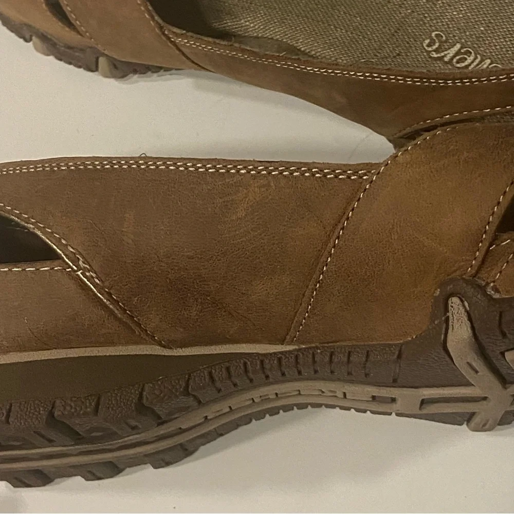 Sketchers Biker Pulsate Women’s 9 Shoes Brown‎ Leather Slip On